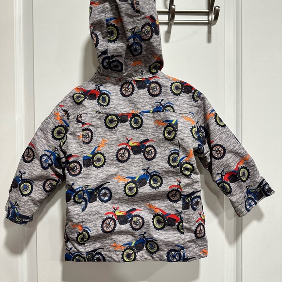 HATLEY HATLEY BLAZING DIRT BIKES MICROFIBER RAIN JACKET SIZE 2T BOYS - Picture 4 of 5
